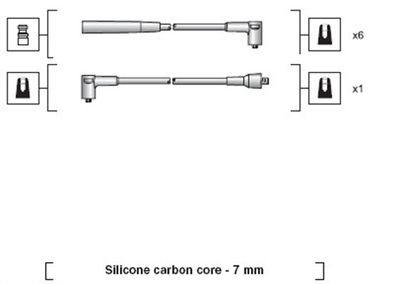 Ignition Cable Kit MAGNETI MARELLI 941318111061