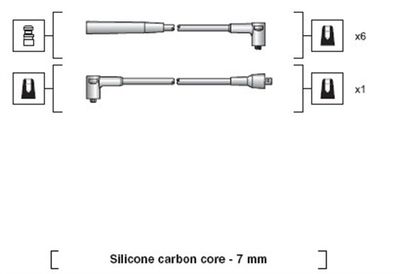 Ignition Cable Kit MAGNETI MARELLI 941318111066
