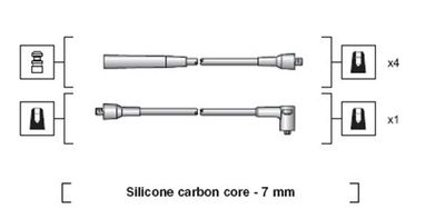 Ignition Cable Kit MAGNETI MARELLI 941318111070