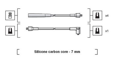 Ignition Cable Kit MAGNETI MARELLI 941318111073