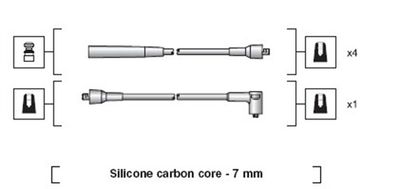 Ignition Cable Kit MAGNETI MARELLI 941318111075