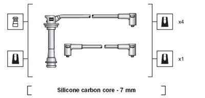 Ignition Cable Kit MAGNETI MARELLI 941318111077