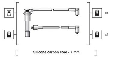Ignition Cable Kit MAGNETI MARELLI 941318111078