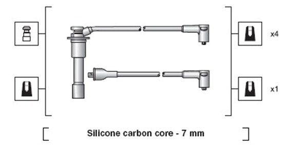 MAGNETI MARELLI 941318111079 Ignition Cable Kit