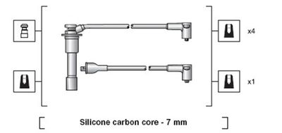 Ignition Cable Kit MAGNETI MARELLI 941318111079