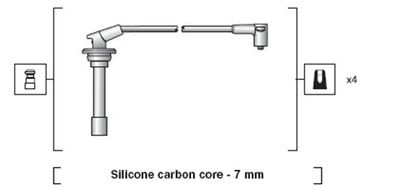 Ignition Cable Kit MAGNETI MARELLI 941318111080