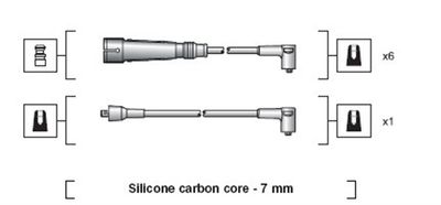 Ignition Cable Kit MAGNETI MARELLI 941318111083