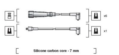 Ignition Cable Kit MAGNETI MARELLI 941318111085