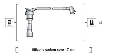 Ignition Cable Kit MAGNETI MARELLI 941318111087