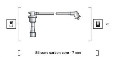 Ignition Cable Kit MAGNETI MARELLI 941318111088