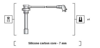 Ignition Cable Kit MAGNETI MARELLI 941318111089