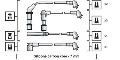 Ignition Cable Kit MAGNETI MARELLI 941318111090