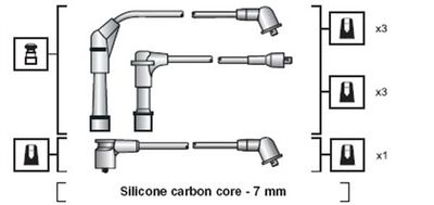 Ignition Cable Kit MAGNETI MARELLI 941318111092