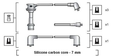 Ignition Cable Kit MAGNETI MARELLI 941318111097