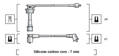 Ignition Cable Kit MAGNETI MARELLI 941318111098