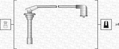 Ignition Cable Kit MAGNETI MARELLI 941318111104