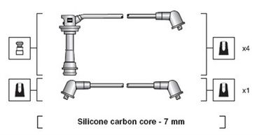 Ignition Cable Kit MAGNETI MARELLI 941318111105