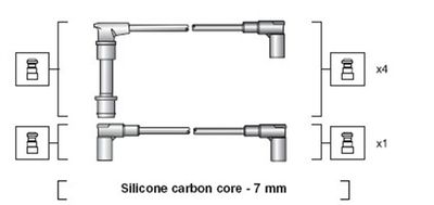 Ignition Cable Kit MAGNETI MARELLI 941318111106