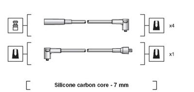 Ignition Cable Kit MAGNETI MARELLI 941318111109