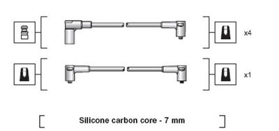 Ignition Cable Kit MAGNETI MARELLI 941318111110