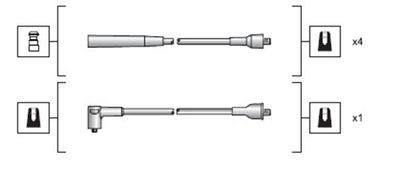 Ignition Cable Kit MAGNETI MARELLI 941318111116