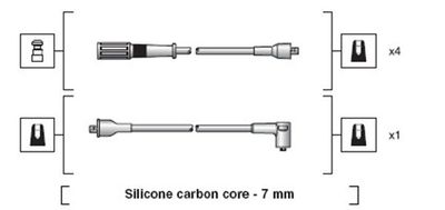 Ignition Cable Kit MAGNETI MARELLI 941318111119