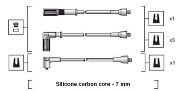 Ignition Cable Kit MAGNETI MARELLI 941318111120