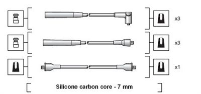 Ignition Cable Kit MAGNETI MARELLI 941318111121