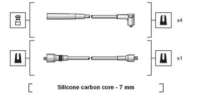 Ignition Cable Kit MAGNETI MARELLI 941318111126