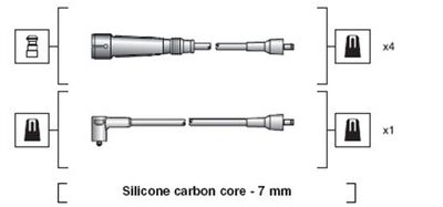 Ignition Cable Kit MAGNETI MARELLI 941318111129