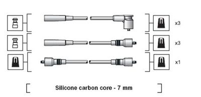 Ignition Cable Kit MAGNETI MARELLI 941318111141