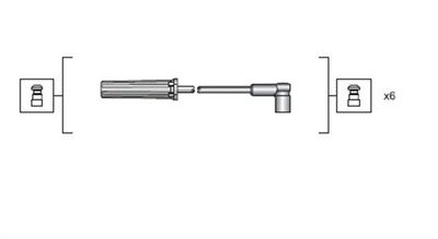 Ignition Cable Kit MAGNETI MARELLI 941318111143