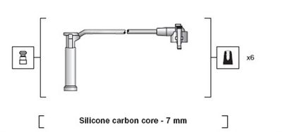 Ignition Cable Kit MAGNETI MARELLI 941318111144