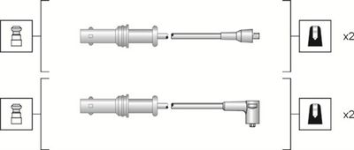 Ignition Cable Kit MAGNETI MARELLI 941318111152