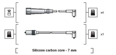 Ignition Cable Kit MAGNETI MARELLI 941318111157
