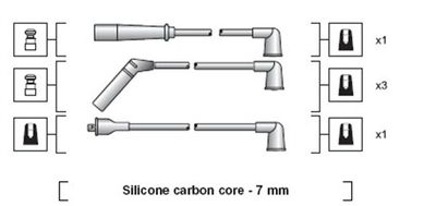 Ignition Cable Kit MAGNETI MARELLI 941318111166