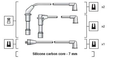 Ignition Cable Kit MAGNETI MARELLI 941318111170