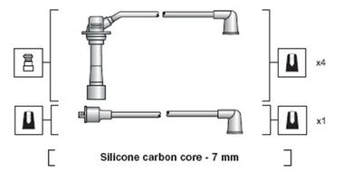 Ignition Cable Kit MAGNETI MARELLI 941318111178