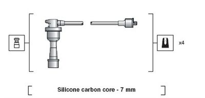 Ignition Cable Kit MAGNETI MARELLI 941318111183