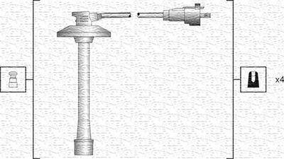 Ignition Cable Kit MAGNETI MARELLI 941318111186