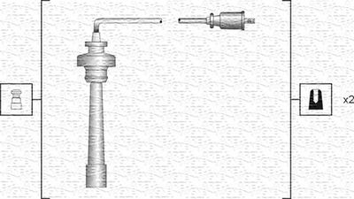 Ignition Cable Kit MAGNETI MARELLI 941318111191