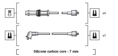 Ignition Cable Kit MAGNETI MARELLI 941318111195