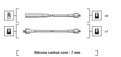 Ignition Cable Kit MAGNETI MARELLI 941318111209