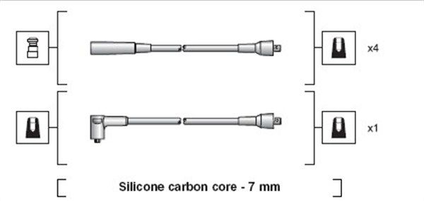MAGNETI MARELLI 941318111213 Ignition Cable Kit