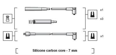 Ignition Cable Kit MAGNETI MARELLI 941318111225