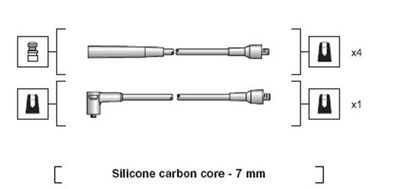 Ignition Cable Kit MAGNETI MARELLI 941318111249