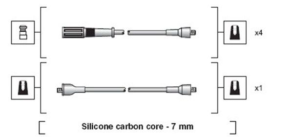 MAGNETI MARELLI 941318111265 Ignition Cable Kit