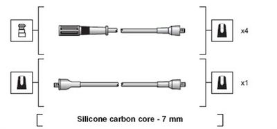 Ignition Cable Kit MAGNETI MARELLI 941318111265