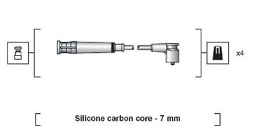 Ignition Cable Kit MAGNETI MARELLI 941318111269