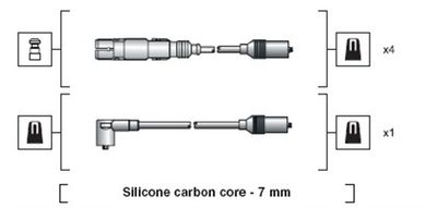 Ignition Cable Kit MAGNETI MARELLI 941318111270